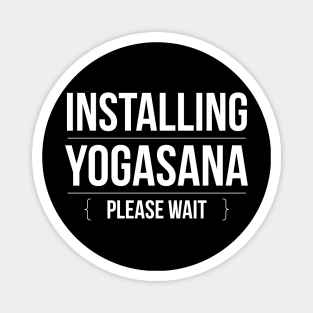 Installing Yogasana Please Wait Magnet